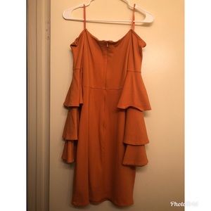 MUSTARD YELLOW GIANNI BINI DRESS